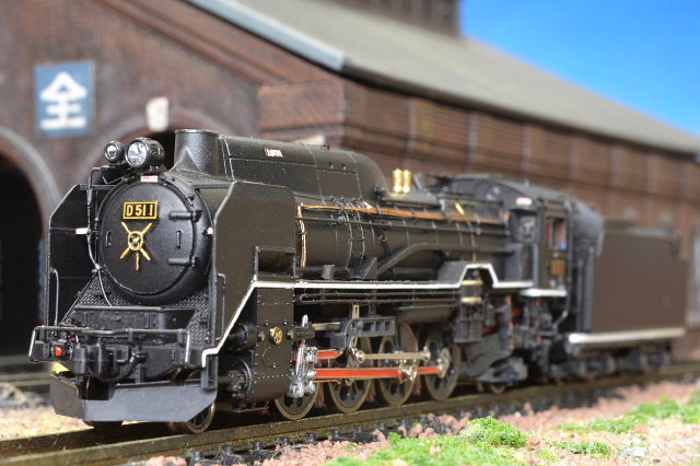 D511 蒸気機関車ナンバープレート